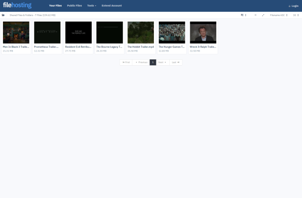 Shared Files Page Non Login